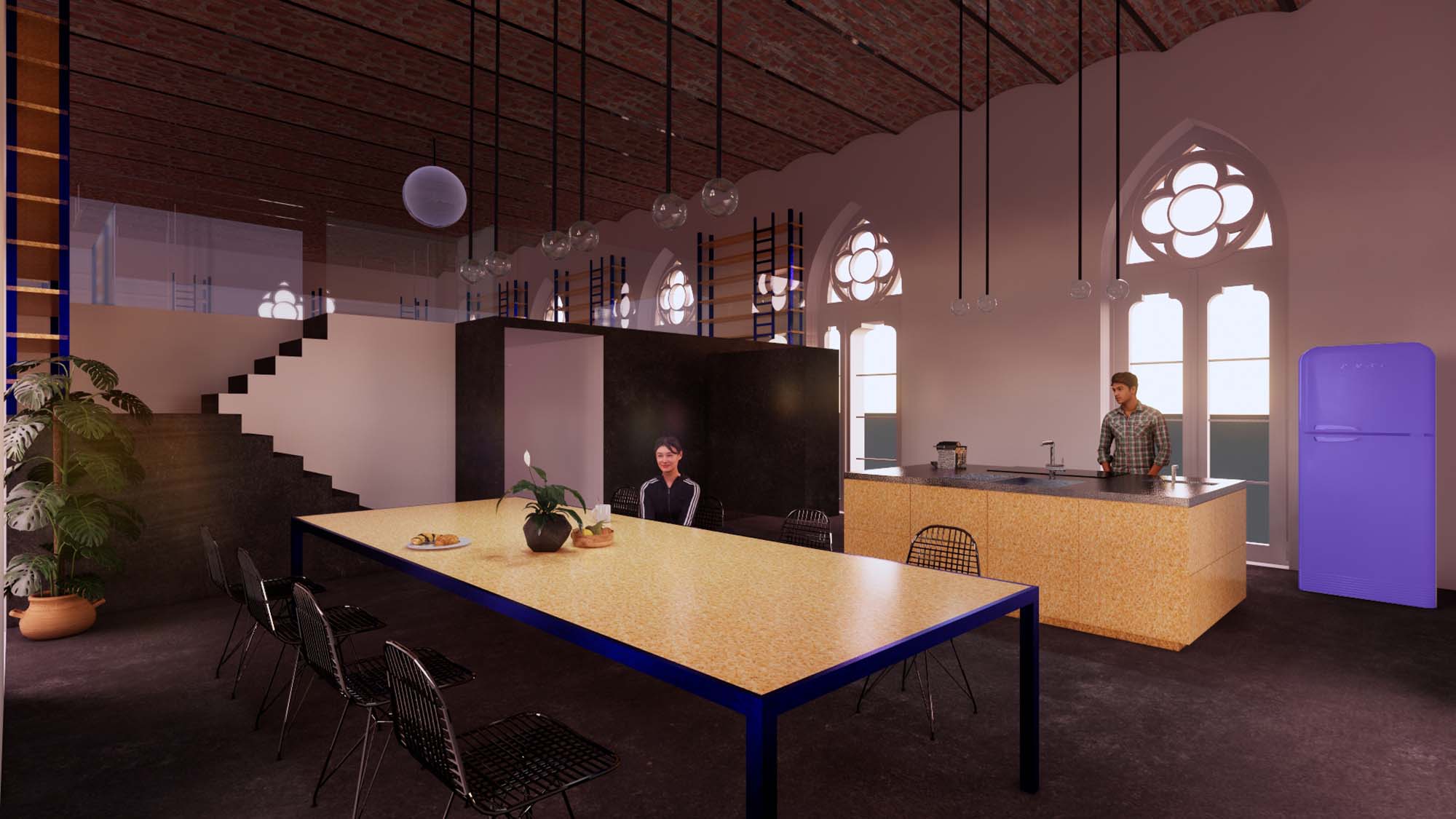 Loft 3D render